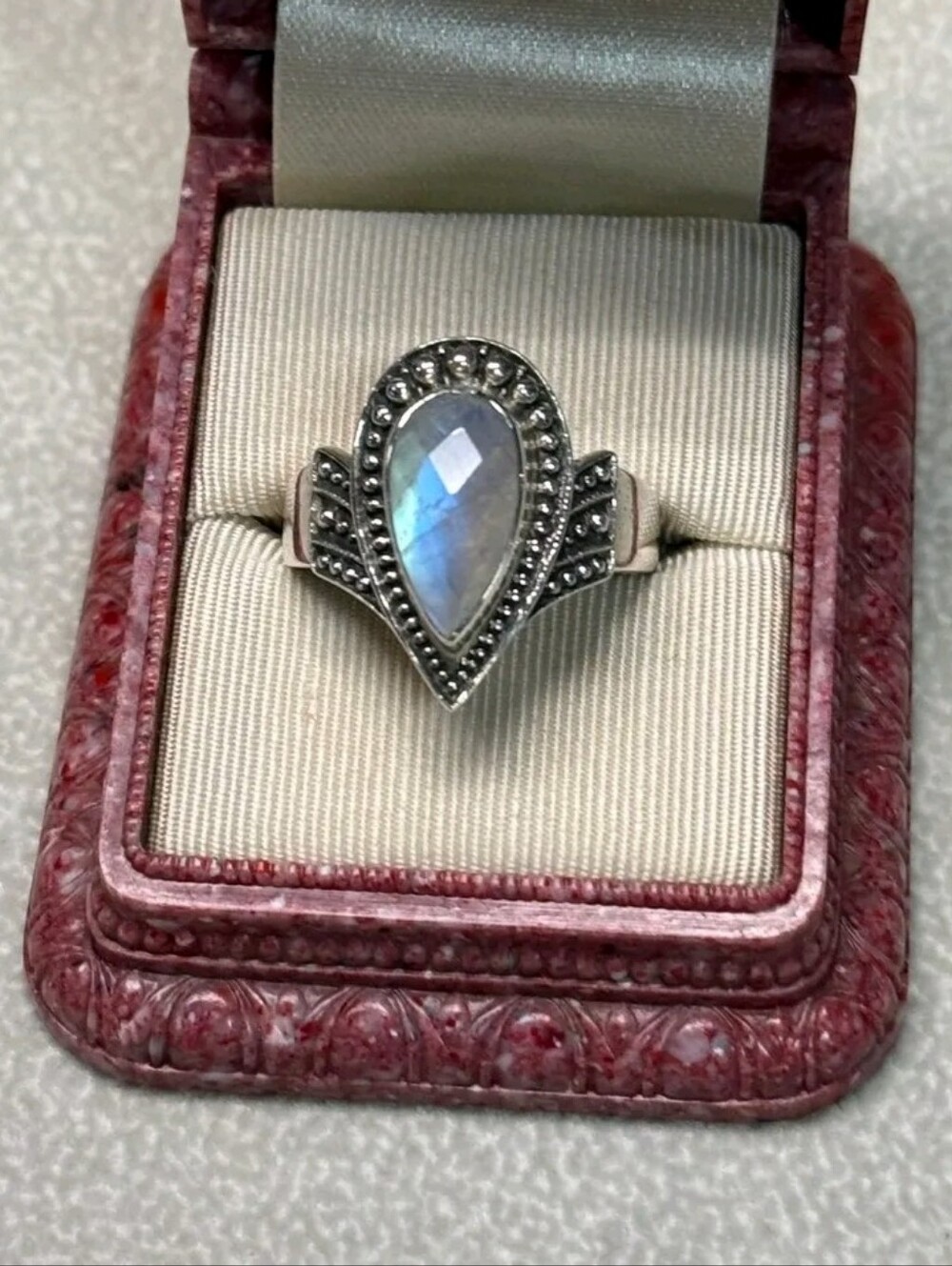Nicky Butler Sterling Silver Moonstone Ring SZ 10